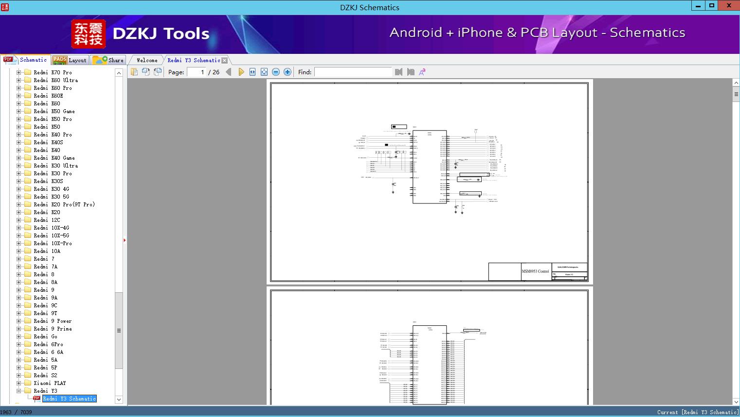 Redmi Y3 Schematic